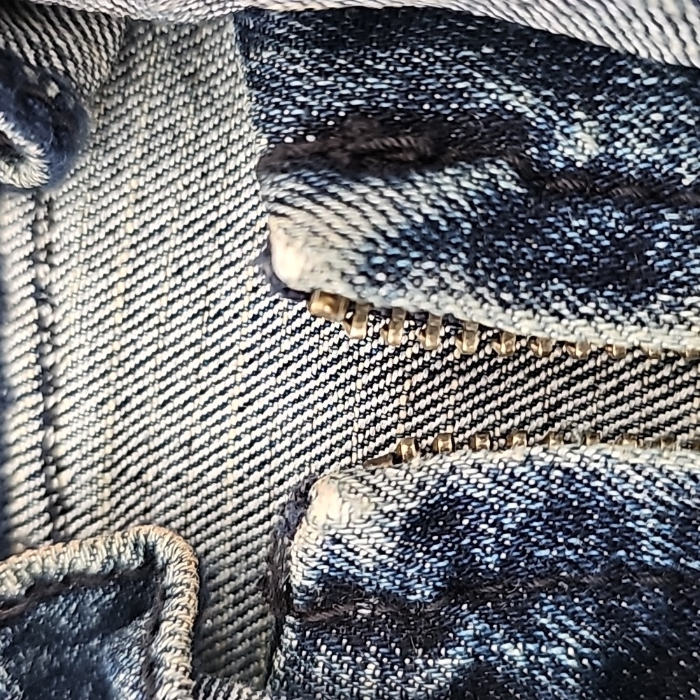 Christiana Zinn size Petite medium,  PM very cute denim jean jacket. - Picture 6 of 6